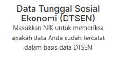 Cek Data DTSEN PIP