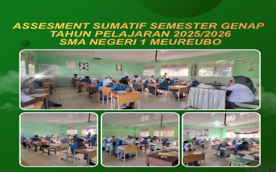 SMA Negeri 1 Meureubo Laksanakan Ujian Sumatif Akhir Semester Berbasis Online dengan Sistem CBT